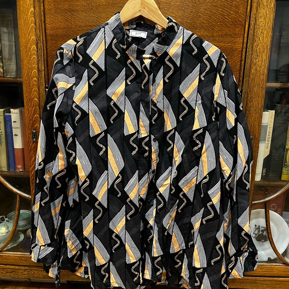 Zuri blouse, made in Kenya